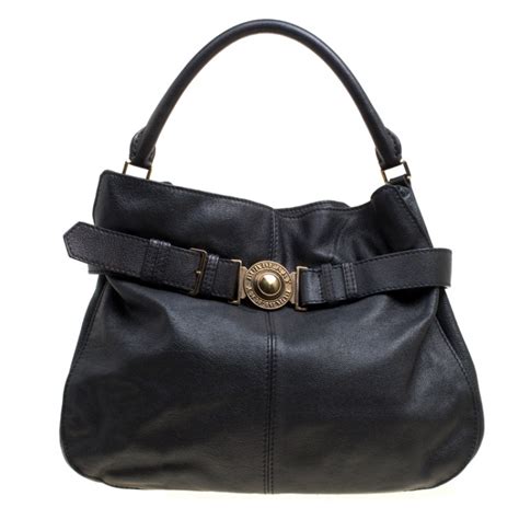 burberry black leather lambeth tote wallet|mini Burberry leather handbags.